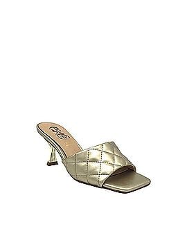 exe Women's Quilted Slide Mule in Gold (view 1)