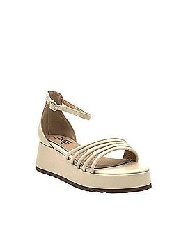 exe Women's Multi-Strap Platform Wedge Sandal in Camel (view 1)