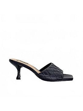 exe Women's Quilted Slide Mule in Black (view 1)