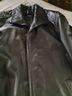 Alfani Black Leather Jacket Size L - photo 3