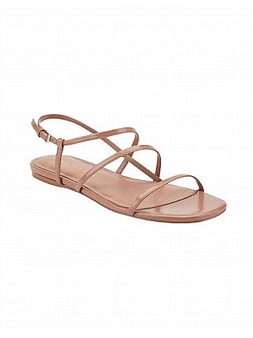 Marc Fisher Women's Elysha Strappy Flat Sandals in Medium Natural (view 1)