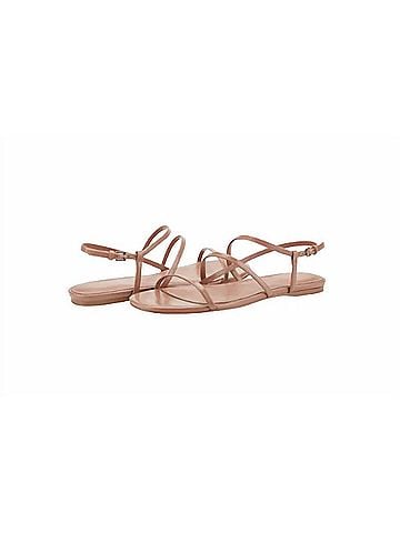 Marc Fisher Women's Elysha Strappy Flat Sandals in Medium Natural (view 2)