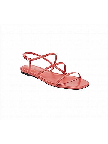 Marc Fisher Women's Elysha Strappy Flat Sandals in Medium Red (view 1)