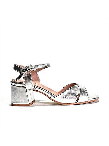 Cordani Women's Ilaria Chunky Heel Sandals in Argento (view 2)