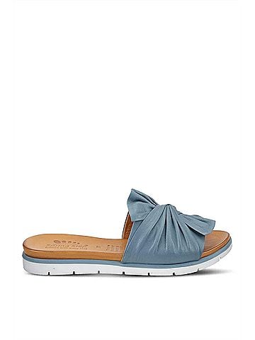 Spring Step Women's Lavona Slide Sandal in Blue (view 1)