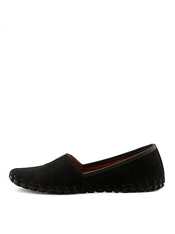 Spring Step Women's Kathaleta Flat in Black (view 2)