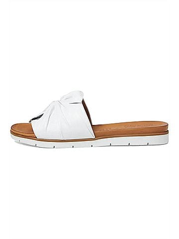 Spring Step Women's Lavona Slide Sandal in White (view 2)