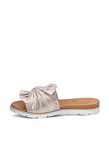 Spring Step Women's Lavona Slide Sandal in Silver (view 2)