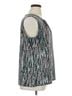 Kasper Silver Kasper Sleeveless Blouse Size XL - photo 3