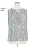 Kasper Silver Kasper Sleeveless Blouse Size XL - photo 5