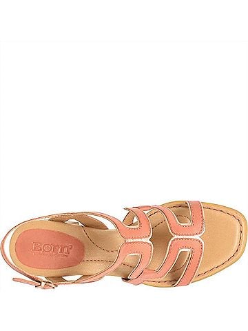 Born Women's Sofia Sandal in Rust Mango Metallic (view 2)