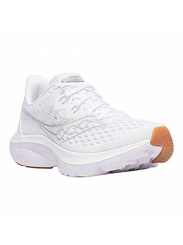 Saucony Women's Kinvara 16 Running Shoes in White Gum (view 2)