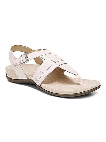 Vionic Women's Lupe Orthotic Sandals in Pale Blush (view 1)