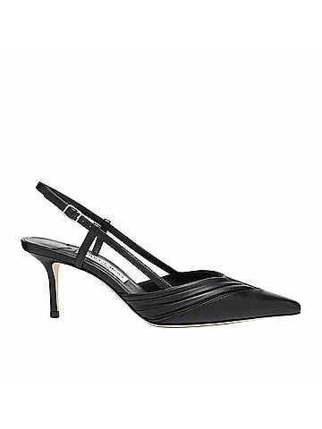 Jimmy Choo Women's Afia Pointed Toe Sling Back Heel in Black (view 1)