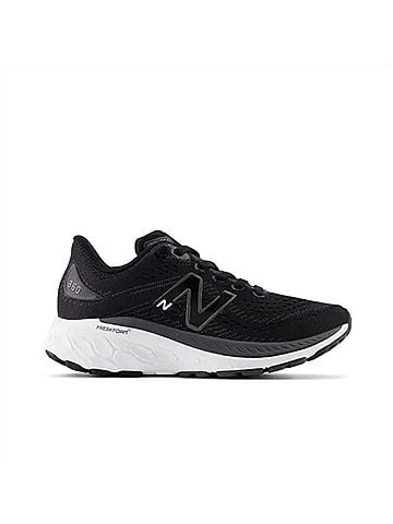 New Balance Preschool Fresh Foam X 860v13 Running Shoe in Black/ White (view 1)