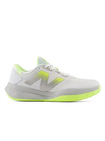 New Balance Women's Fuelcell 796 V4 Tennis Shoes in White/Neon Green (view 1)