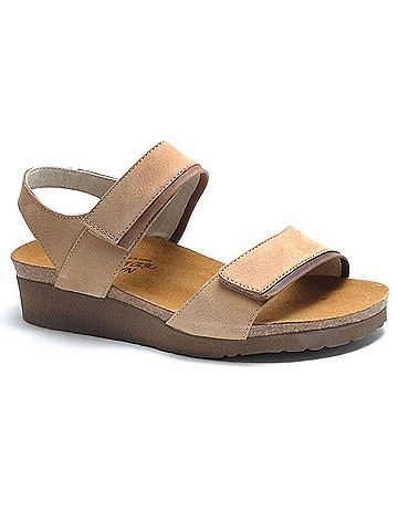 Naot Women's Aisha Sandal in Nude/Saddle Brown (view 1)