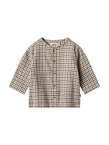 Wheat Kid's Shelby Check Shirt in Baby (view 1)