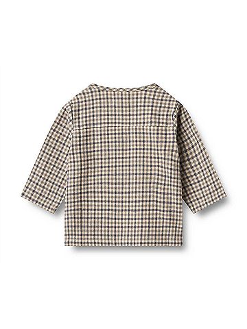 Wheat Kid's Shelby Check Shirt in Baby (view 2)