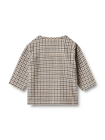 Wheat Kid's Shelby Check Shirt in Baby (view 2)