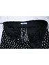 Prada 100% Wool Multi Color Prada, black graphic printed pantalon Size 4 - photo 5