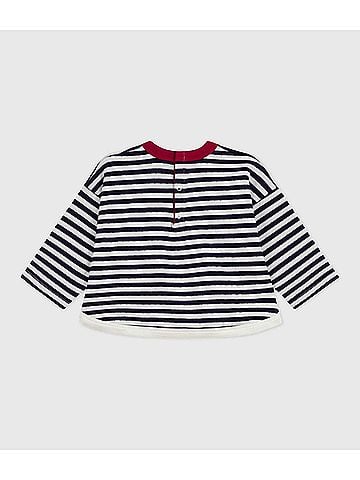Petit Bateau Boat Striped Shirt in Navy (view 2)
