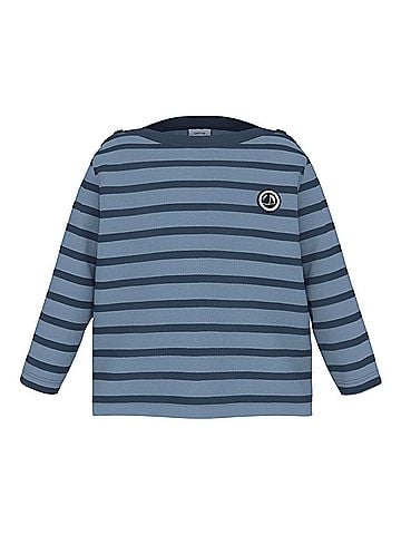 Petit Bateau Striped Sweater Top 36 Mo in Sea Blues (view 1)