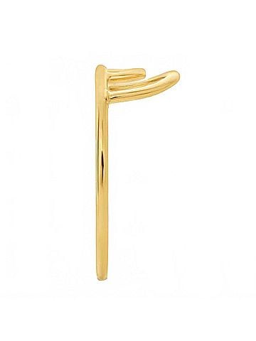 Cleo Women's Double Arch Ring in Gold (view 2)