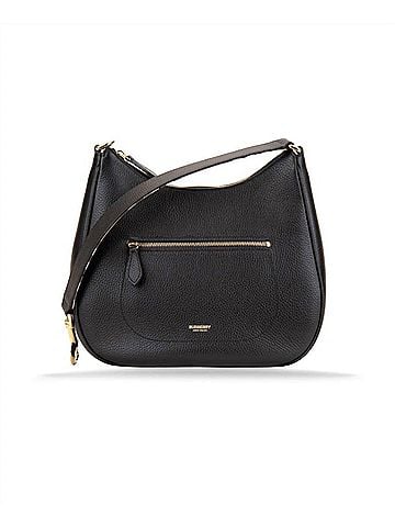 Burberry Women's Leather Hobo Bag in Black (view 1)