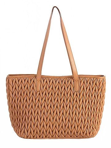 Shiraleah Women's Jody Tote Bag in Tan (view 1)