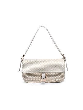 Urban Expressions Women's Gloria Straw Crossbody Bag in Ivory (view 1)