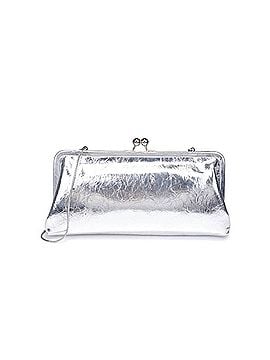 Urban Expressions Isabella Crossbody Clutch Bag in Silver (view 1)
