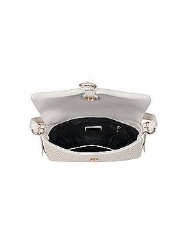 Urban Expressions Women's Gloria Straw Crossbody Bag in Ivory (view 2)