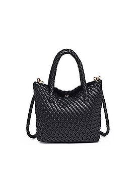 Moda Luxe Women's Leanna Woven Crossbody Bag in Black (view 1)