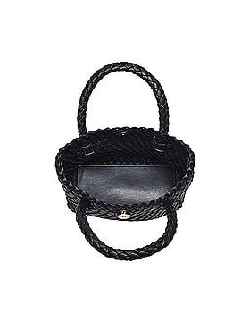 Moda Luxe Women's Leanna Woven Crossbody Bag in Black (view 2)