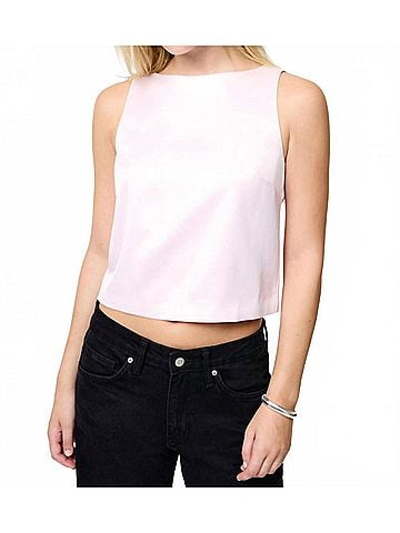 French Connection Carey Bow Top in Pink (view 2)