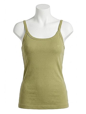 Velvet by Graham & Spencer Aliza Rib Layering Tank in Branch (view 1)