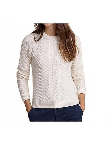 Southern Tide Saige Sweater in Sand White (view 2)