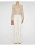 Self-Portrait Brown Champagne Sequin Jacket in Tan Size 8 - photo 2