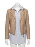 Mauritius Solid Brown Leather Pasja Jacket in Toffee Size L - photo 1