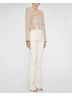 Self-Portrait Brown Champagne Sequin Jacket in Tan Size 8 - photo 4