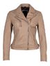 Mauritius Solid Brown Leather Pasja Jacket in Toffee Size L - photo 4