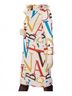 Dolcezza Brown Sherpa Monogram Coat in Multi Size XL - photo 2