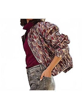 ESQUALO Metallic Bomber Jacket in Print (view 2)