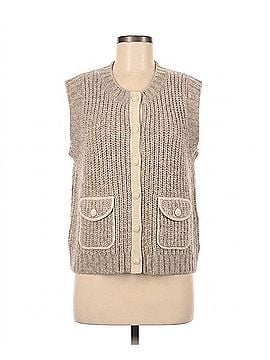 Tribal Brinley Sleeveless Vest in Oatmeal (view 1)