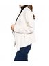 Paparazzi Solid Brown Faux Suede Drape Front Jacket in Bone Size XL - photo 5