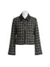 Rag & Bone Black Eloise Blazer in Black Plaid Size 2 - photo 1