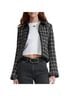 Rag & Bone Black Eloise Blazer in Black Plaid Size 2 - photo 4