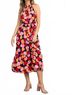THML Red Miracle Midi Dress in Red Multi Size M - photo 2