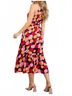 THML Red Miracle Midi Dress in Red Multi Size M - photo 3